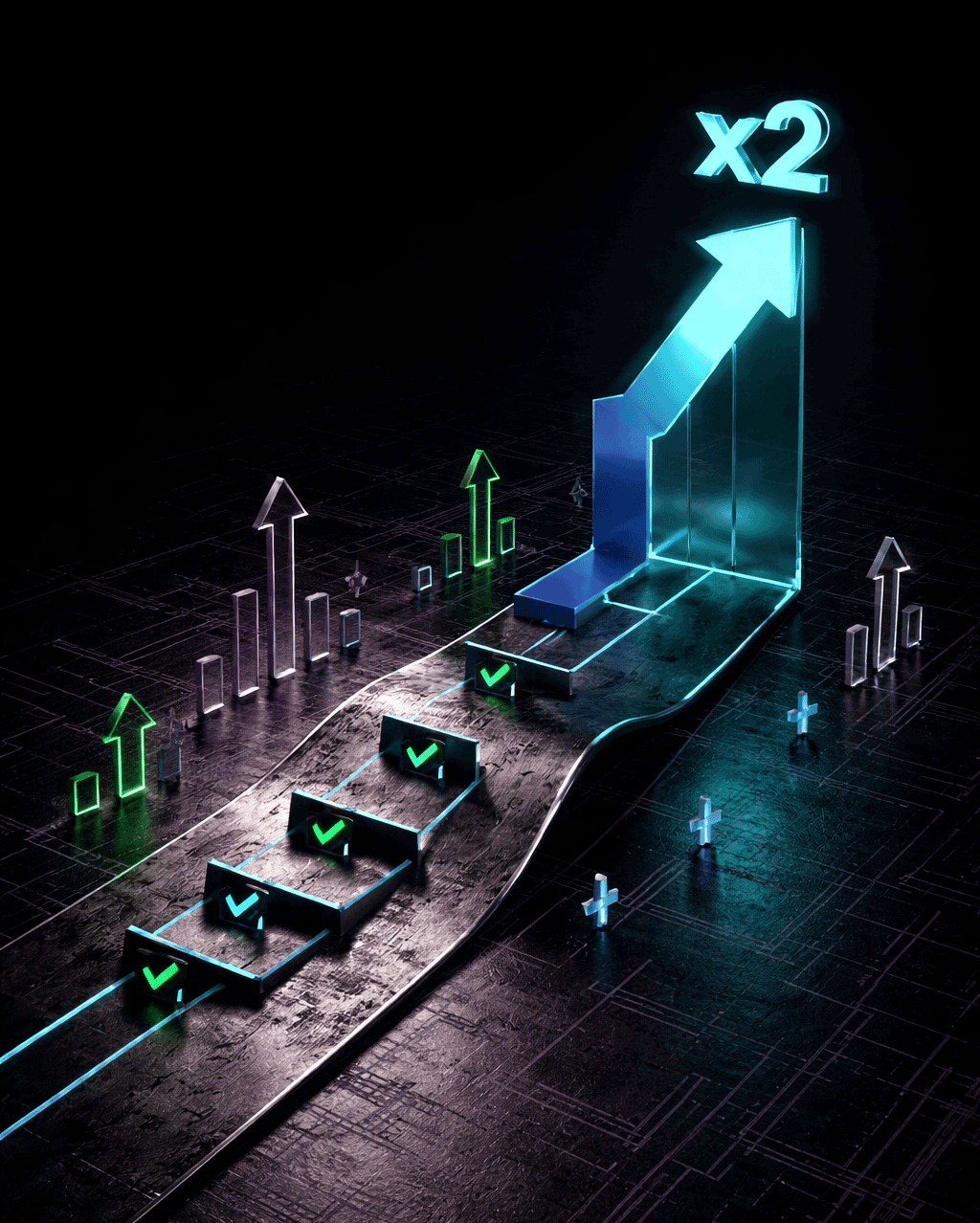 Revenue leakage CRO case study visual