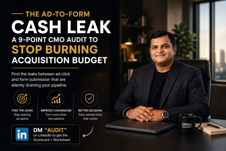 The Ad-to-Form Cash Leak: A 9-Point CMO Audit to Stop Burning Acquisition Budget