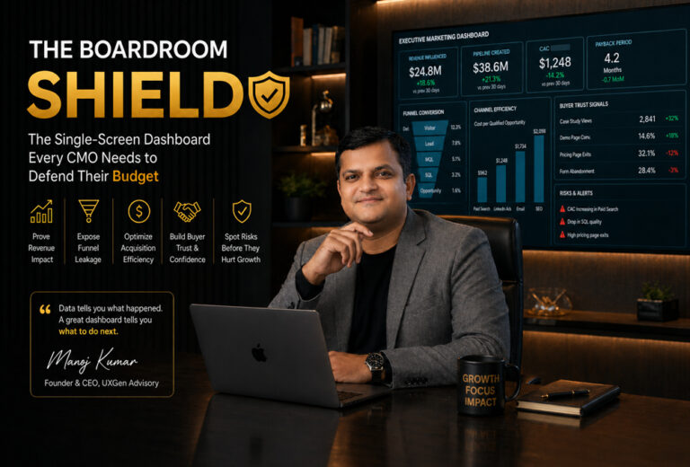 The Boardroom Shield: The Single-Screen Dashboard Every CMO Needs to Defend Their Budget
